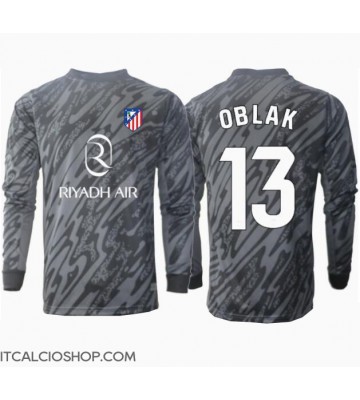 Atletico Madrid Jan Oblak #13 Portiere Prima Maglia 2024-25 Manica Lunga